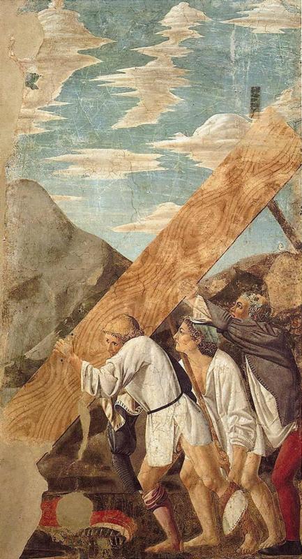 Piero della Francesca Carrying the Sacred Wood oil painting image